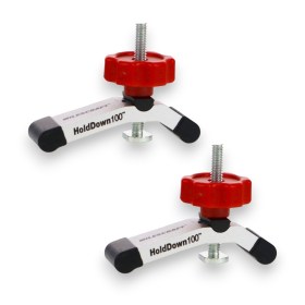 2pcs. T-track HoldDown100 Milescraft T-Trax mini rail clamp