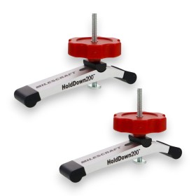 2pcs. T-track HoldDown200 Milescraft T-trax large rail clamp