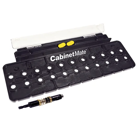 CabinetMate Regalstift-Bohrschablone für Ø5mm Regalbodenträger 32mm Raster 1366